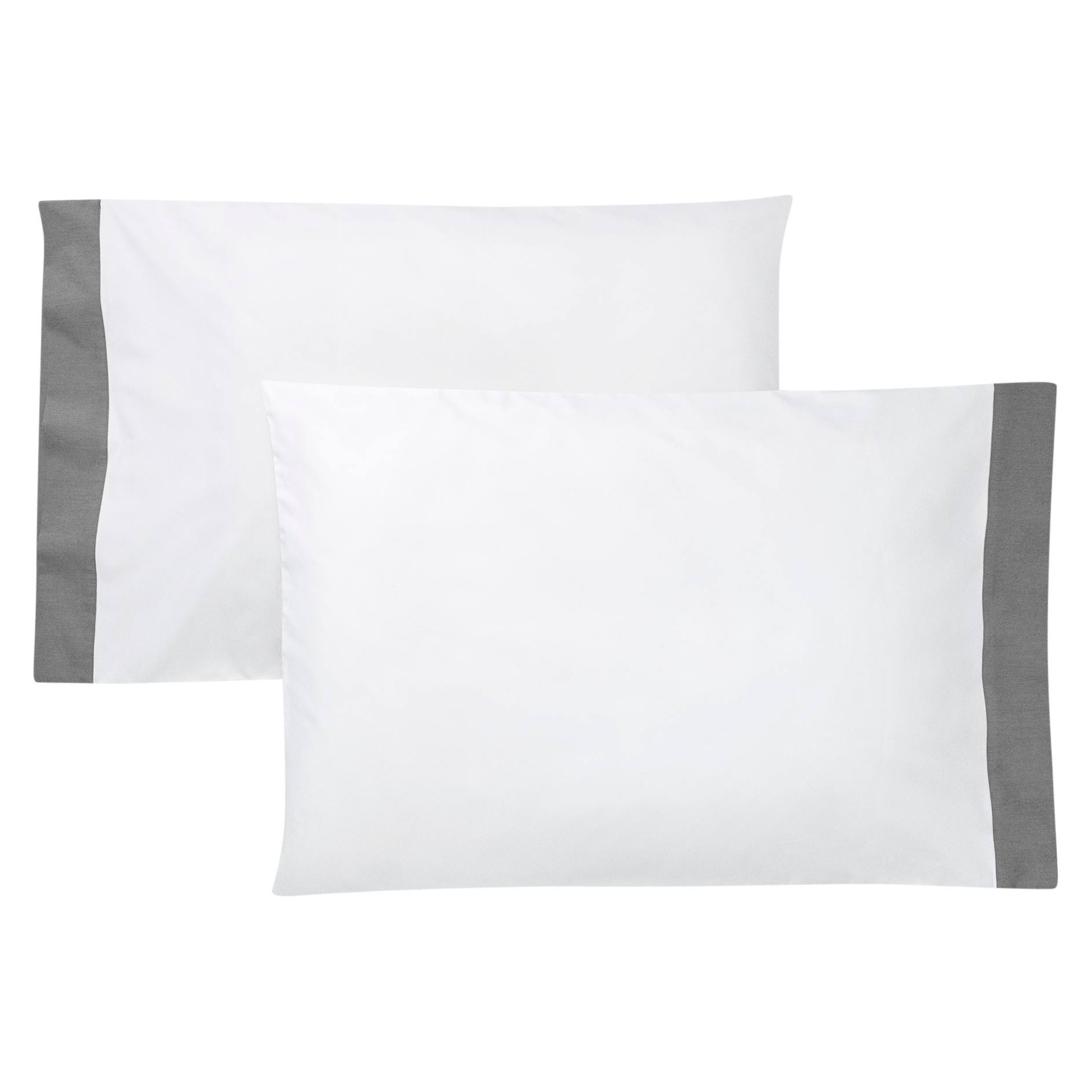 Casper Soft and Durable Supima Cotton Sheet Set Twin White/Slate