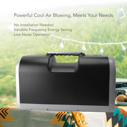 Portable Air Conditioner, 5000BTU Fast Cooling Tent Air Conditioner 500W Window Air Conditioner for Camping Tent RV Heating Cooling, Outdoor and Indoors Air Conditioner