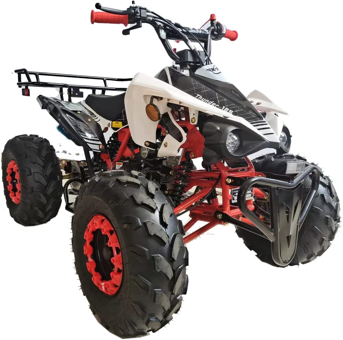 X-Pro Brand New 125cc Gas ATV with Automatic Transmission w/Reverse, LED Headlights Big19"/18" Tires