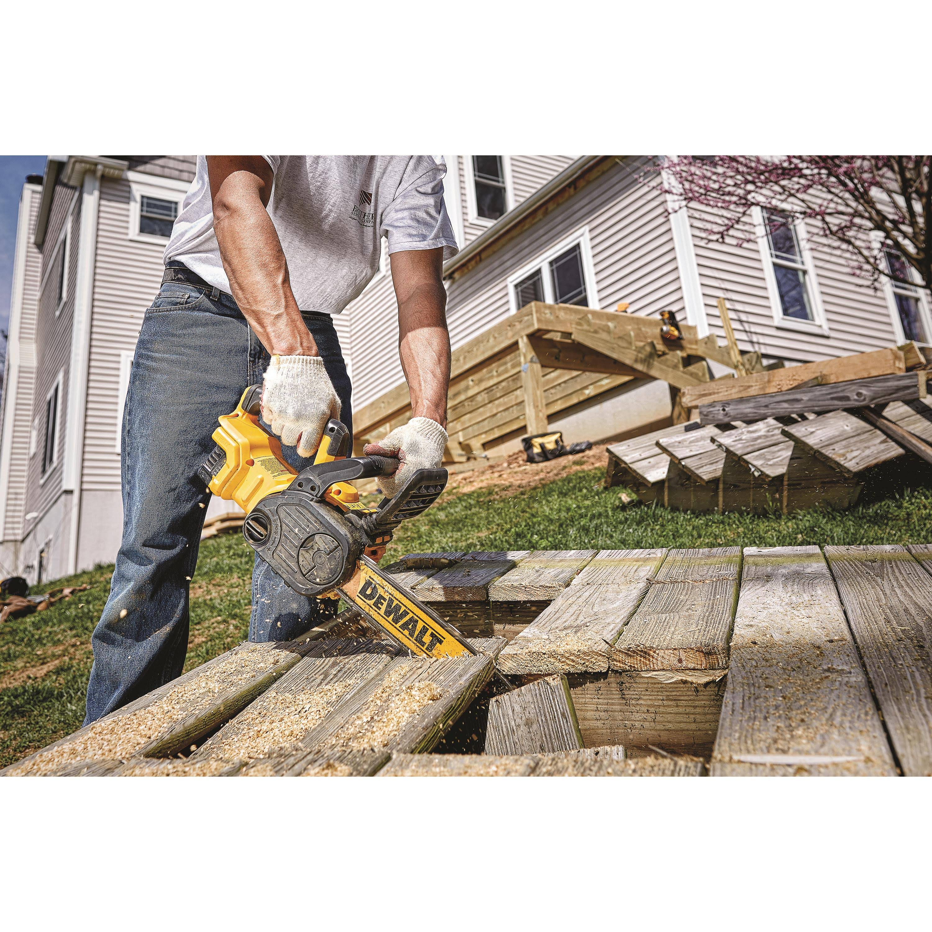 20-Volt Max Xr Compact 12-Inch Cordless Chainsaw, Tool Only