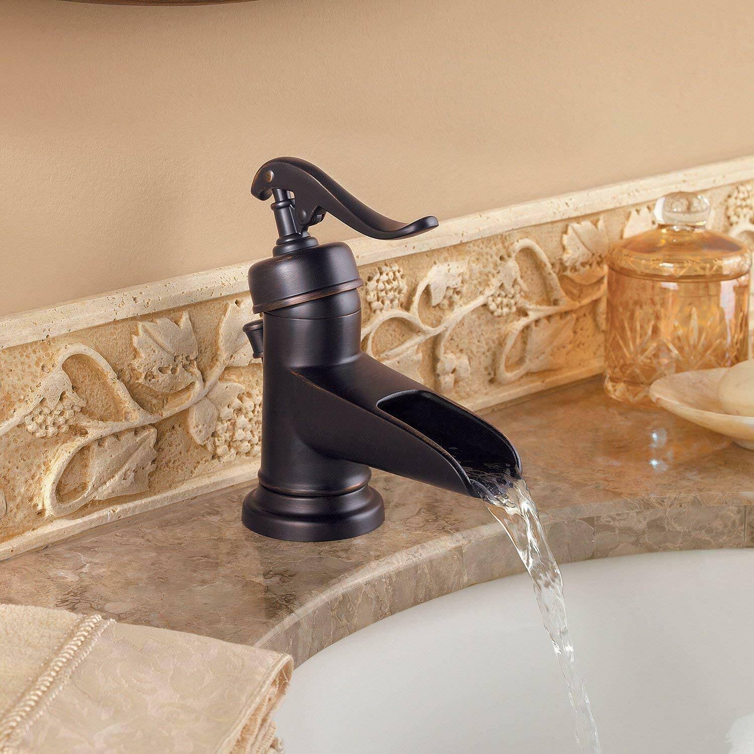 Pfister LG42-YP0Y Ashfield Single Control Bathroom Faucet Tuscan Bronze