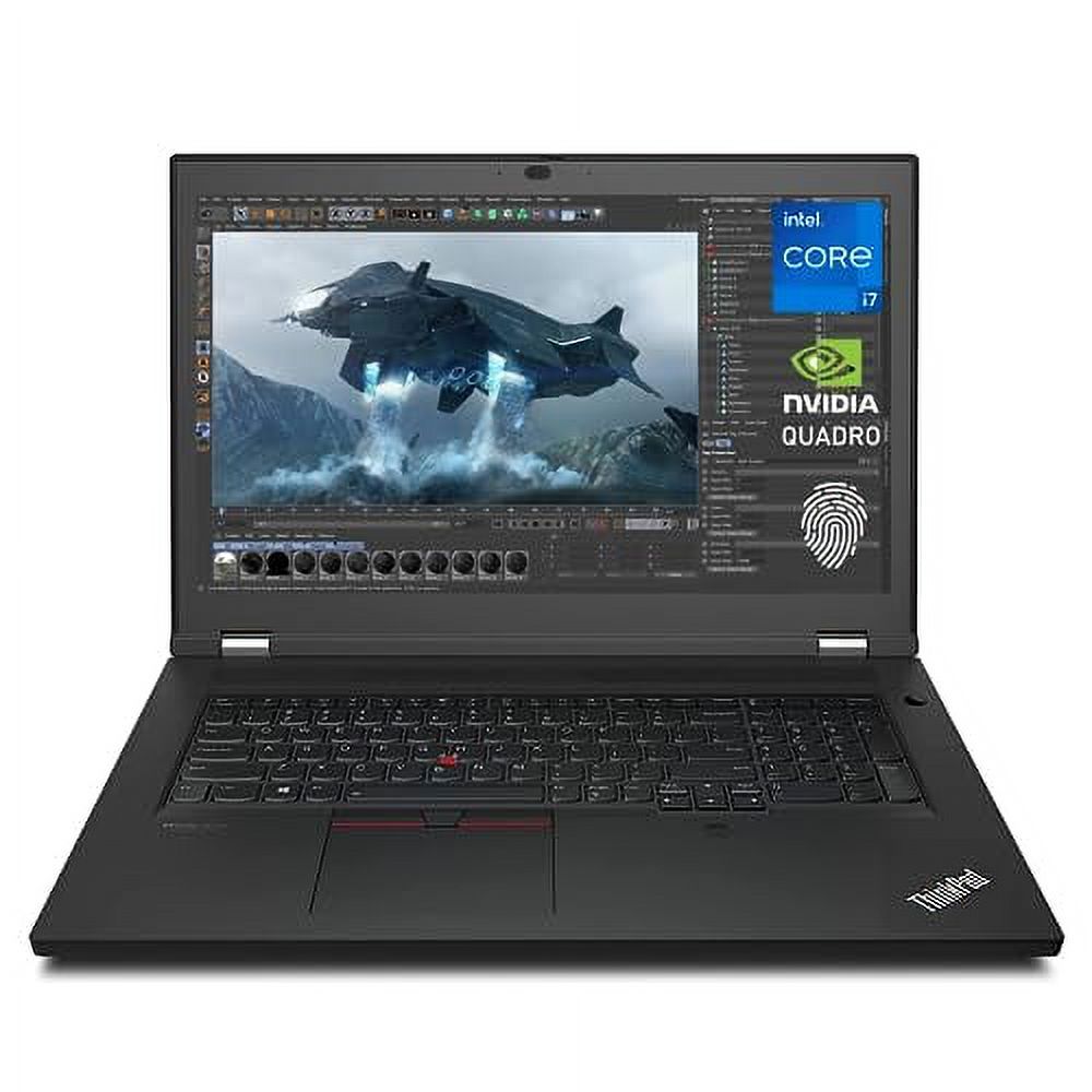 Lenovo ThinkPad P17 Gen 2 Mobile Workstation, 17.3" FHD Display, NVIDIA Quadro T1200, Intel Core i7-11850H, 64GB RAM, 1TB SSD, 3-Yr Warranty, RJ-45, Backlit Keyboard, Fingerprint Reader, Win 11 Pro