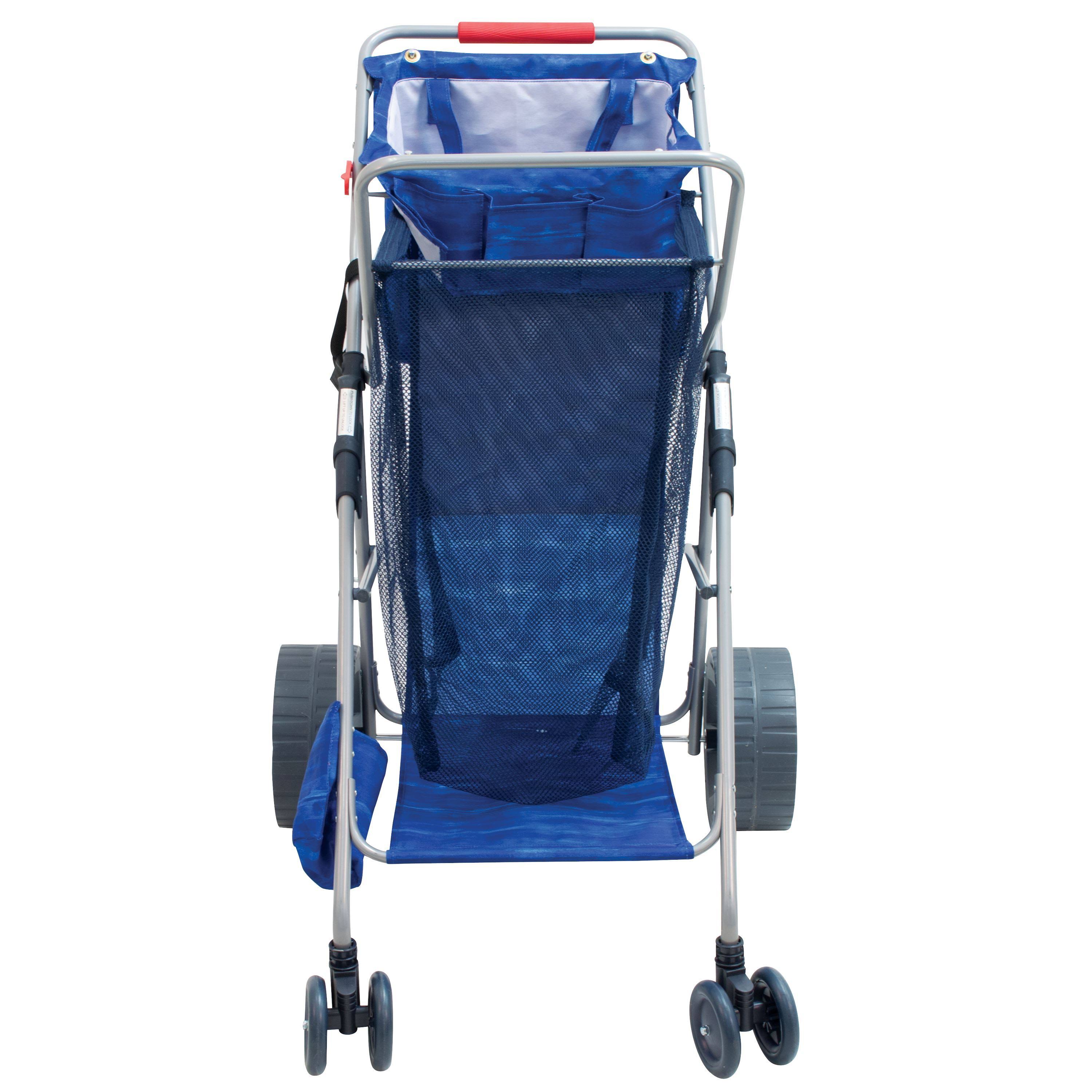 Rio | Wonder Wheeler Deluxe Beach Cart - Dark Blue