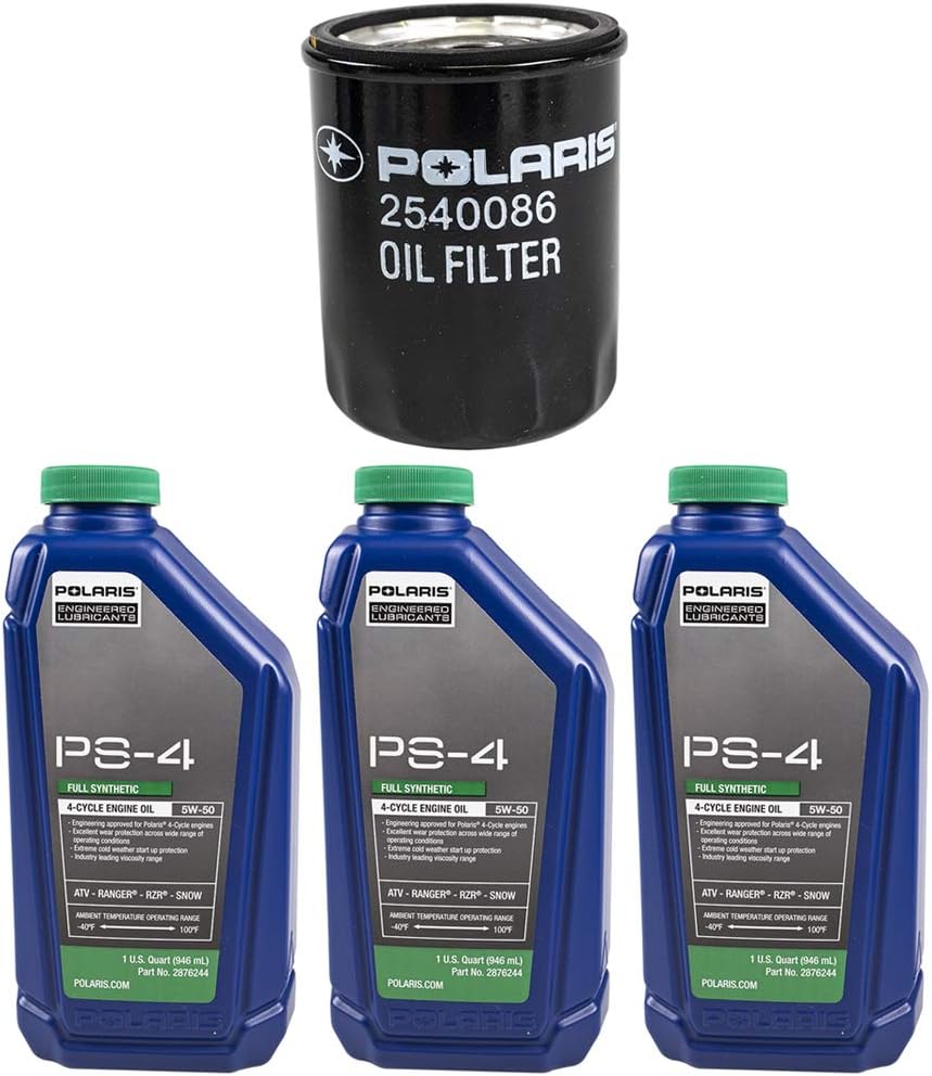 2016-2017 Polaris General 1000 Oil Change Kit Pack of 2