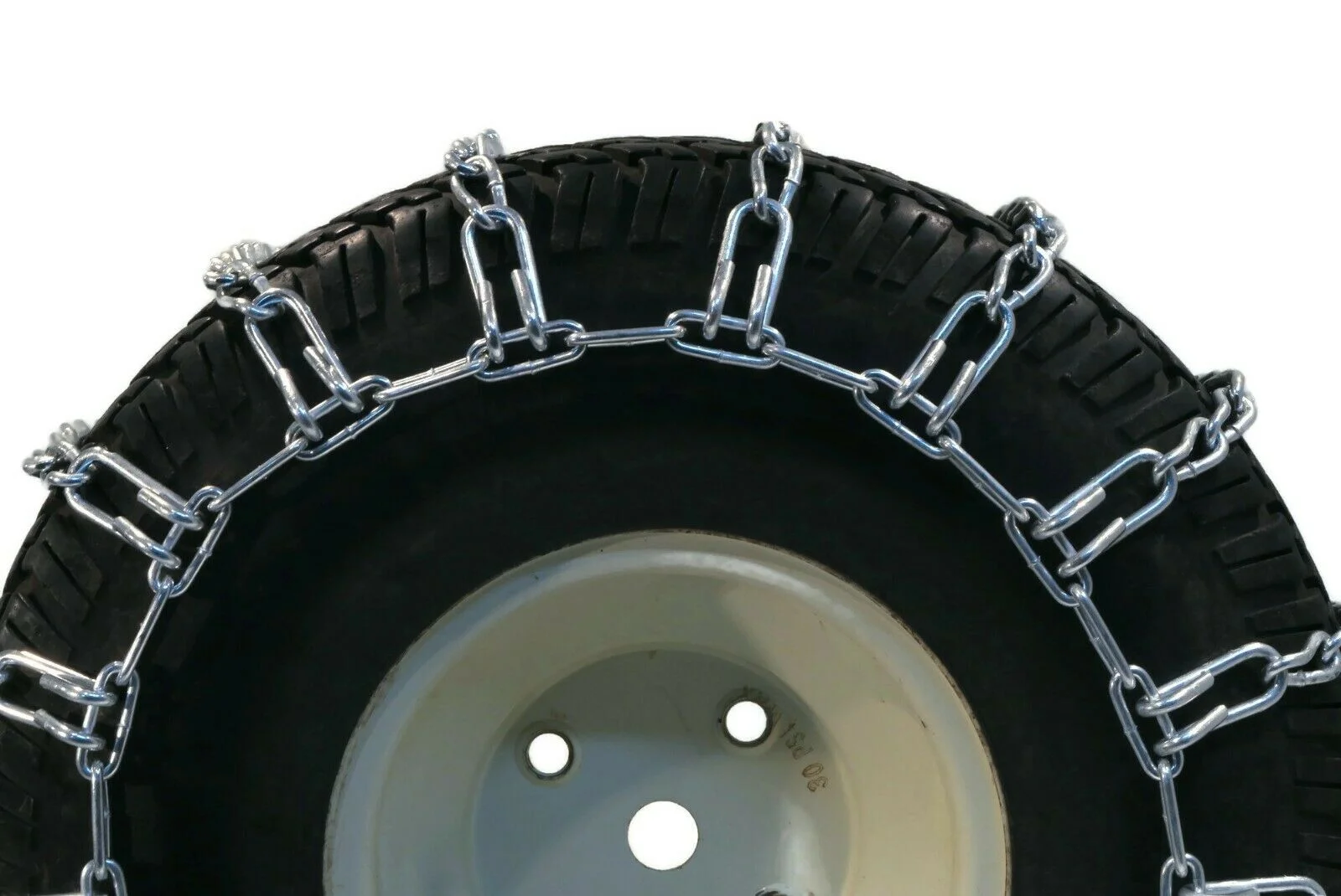 The ROP Shop | Pair of 2 Link Tire Chains 15x5x6 for Sears & Craftsman Snowblower, LawnMower