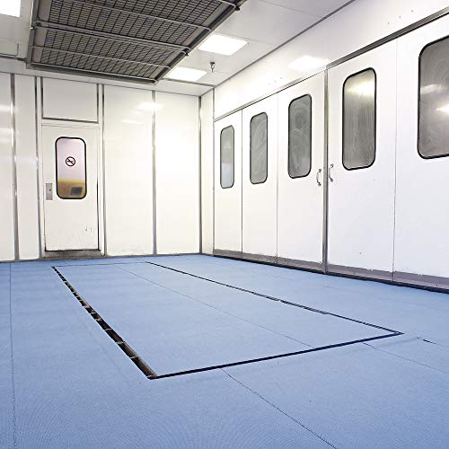 New Pig Paint Booth Mat | Paint Booth Floor Covering with Adhesive Backing