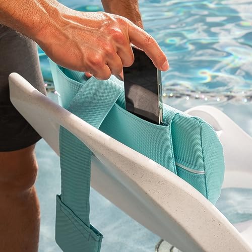 Tenjam Shayz in Pool Lounge Chairs for Sun Shelf Set of Two, Pool Chairs and Lounger for in Pool Tanning Ledge with Custom Designed Risers That Support up to 17" of Water Depth (Custom Colors)