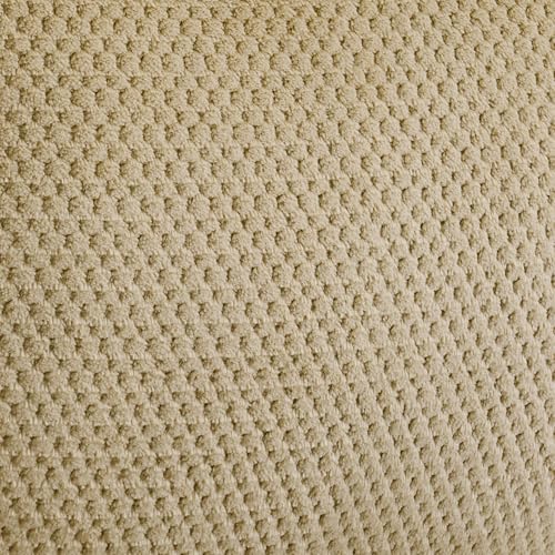 MCombo Large Triple Motor Power Lift Recliner Chair with Massage and Dual Heating, Adjustable Headrest for Tall Elderly People, Fabric 7634 (Grey, Large)