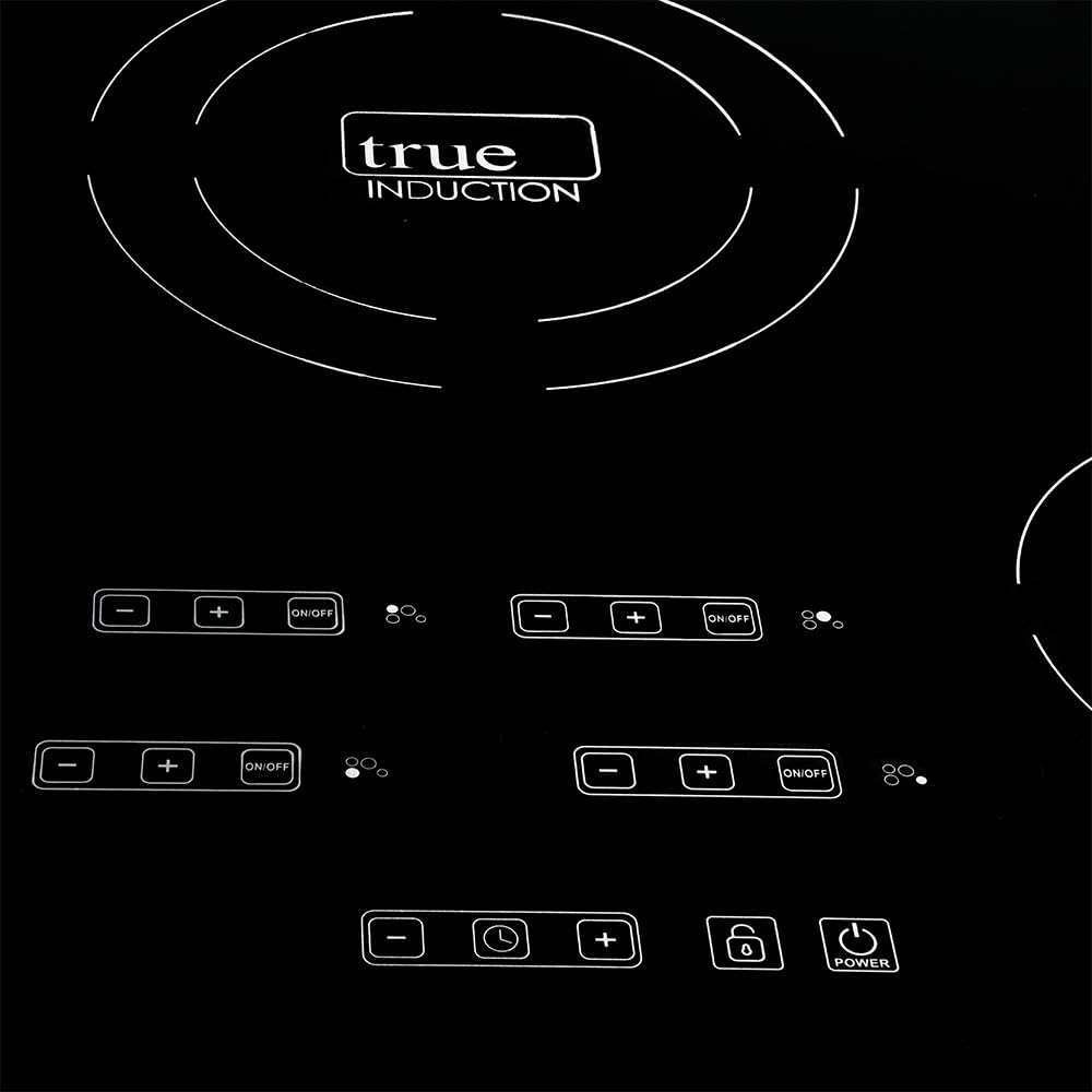 TI4B 4 Burner Cooktop, Black