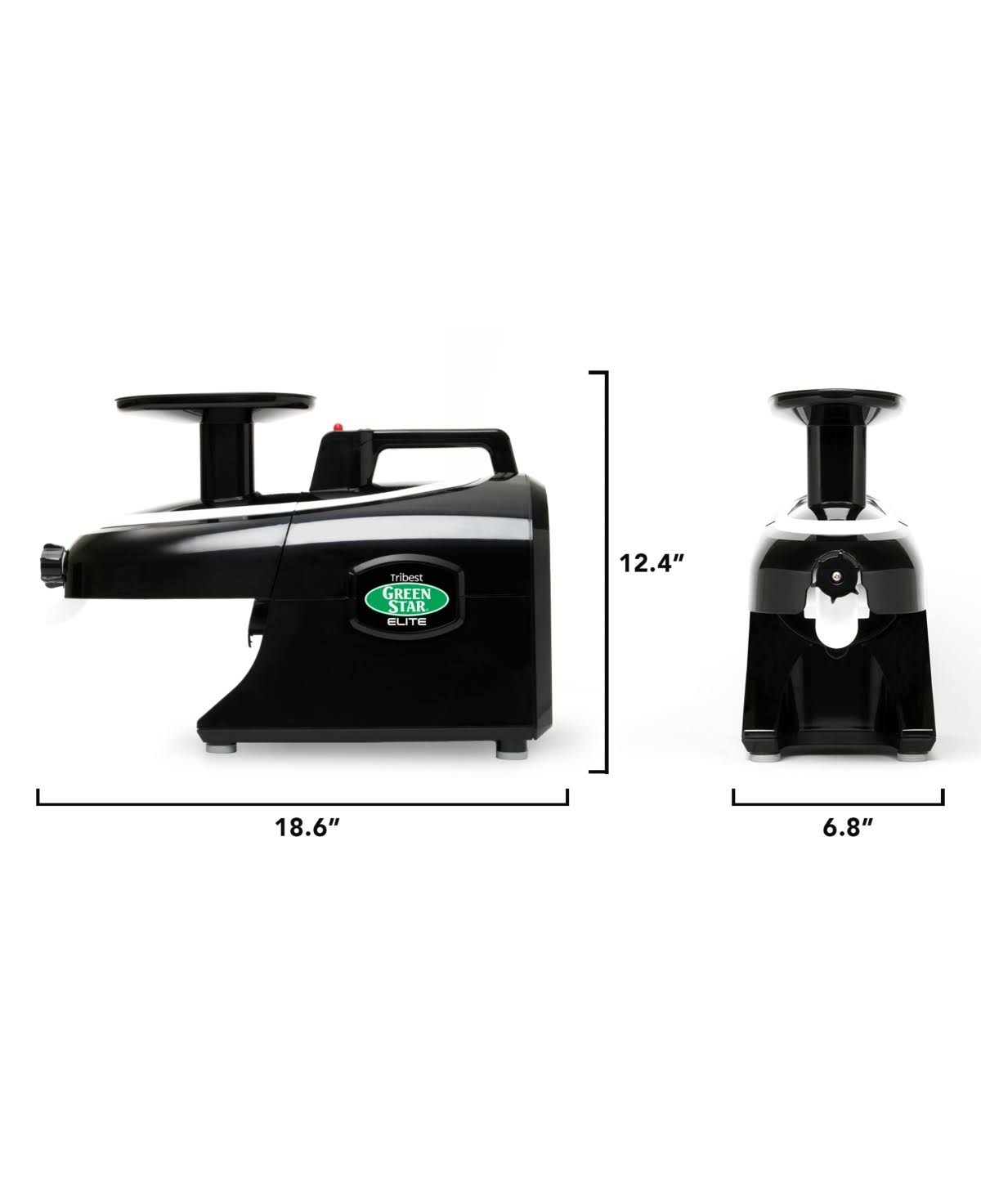 Tribest Greenstar Elite, Gse-5010 Jumbo Twin Gear Complete Masticating Juicer (Black)