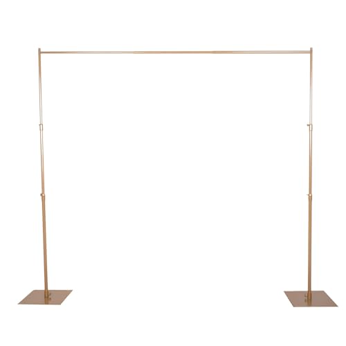 Efavormart 10ft x 10ft Heavy Duty Pipe and Drape Kit Backdrop Support with Metal Steel Base for Wedding, Party, Event, Photography, and Exhibition Decoration