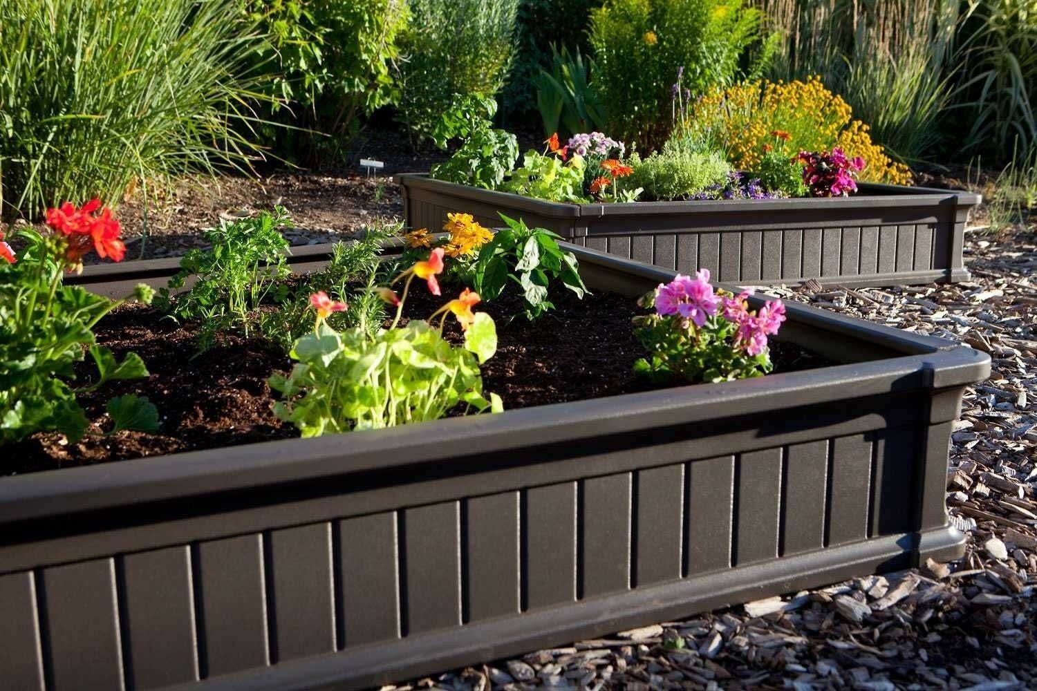 Lifetime Raised Garden Bed, Gray, 4&