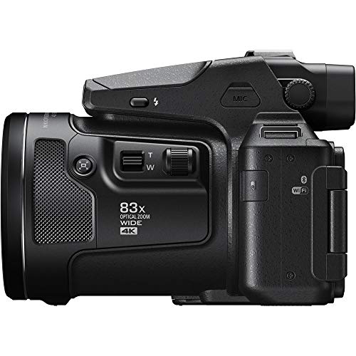 NIkon COOLPIX P950 Superzoom Digital Camera | 83x Optical Zoom with Image Stabilization 16 MP 4K Ultra HD Video Wi-Fi Connectivity RAW Format and Rotating LCD Screen (Black)