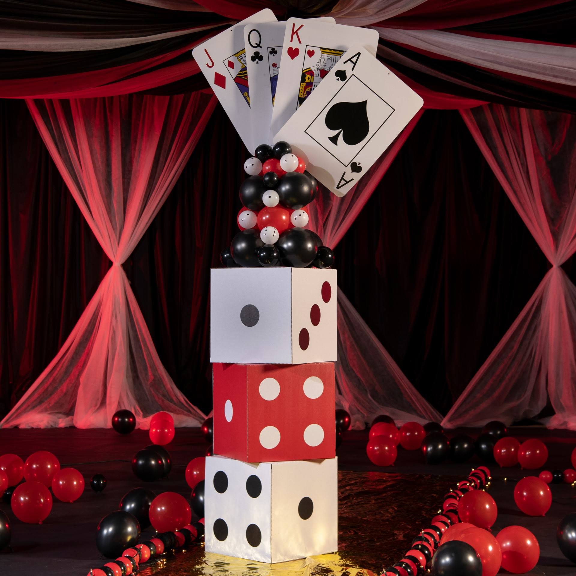 Shindigz 8 ft. 8 in. Roll The Dice Balloon Column
