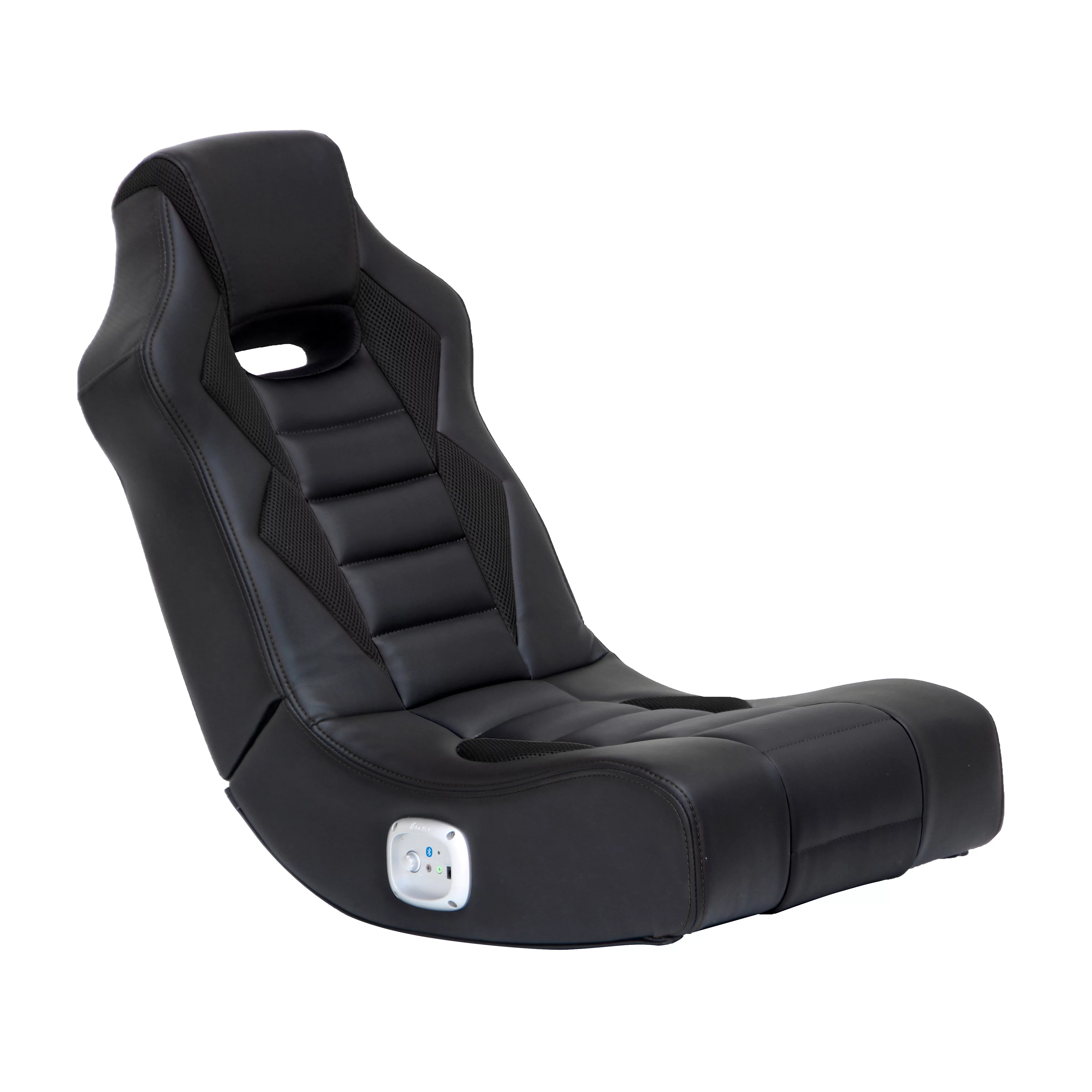 X Rocker Flash 2.0 Bluetooth Audio Floor Rocking Gaming Chair, Black