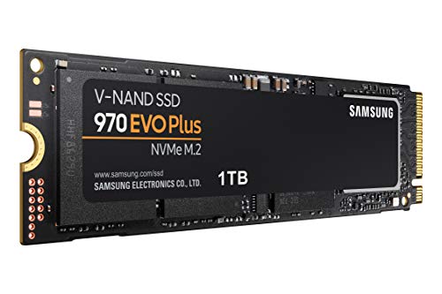 SAMSUNG 970 EVO Plus SSD 1TB NVMe M.2 Internal Solid State Drive w/ V-NAND Technology, Storage and Memory Expansion for Gaming, Graphics w/ Heat Control, Max Speed, MZ-V7S1T0B/AM