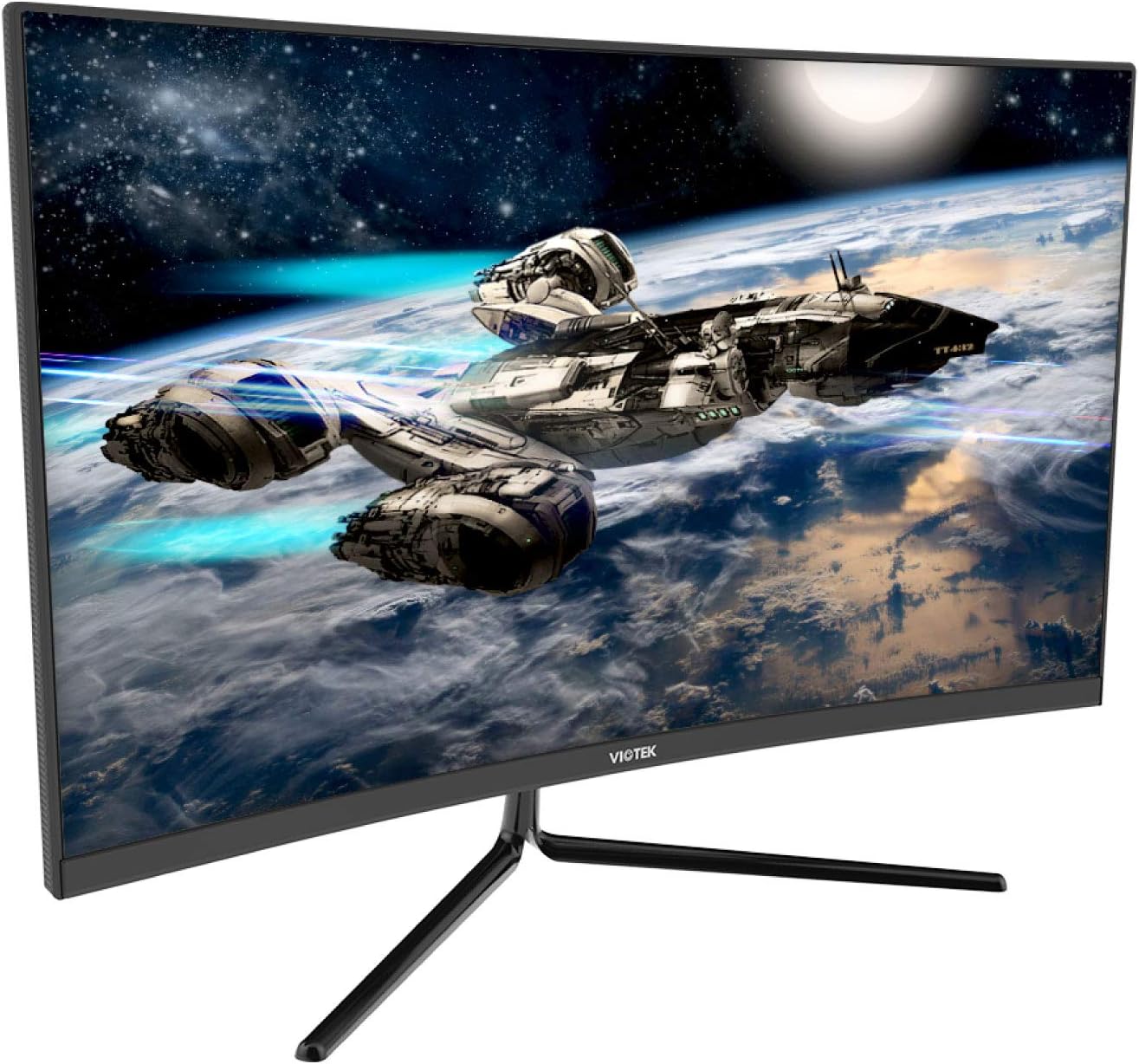 VIOTEK GNV27DB 27-Inch Curved QHD Gaming Monitor | 144Hz 2560x1440p 1ms (OD) | 1500R Curvature, G-Sync-Ready FreeSync | DP, 3X HDMI, 3.5mm | 3-Year Warranty + Zero-Tolerance Dead Pixel Policy (VESA)