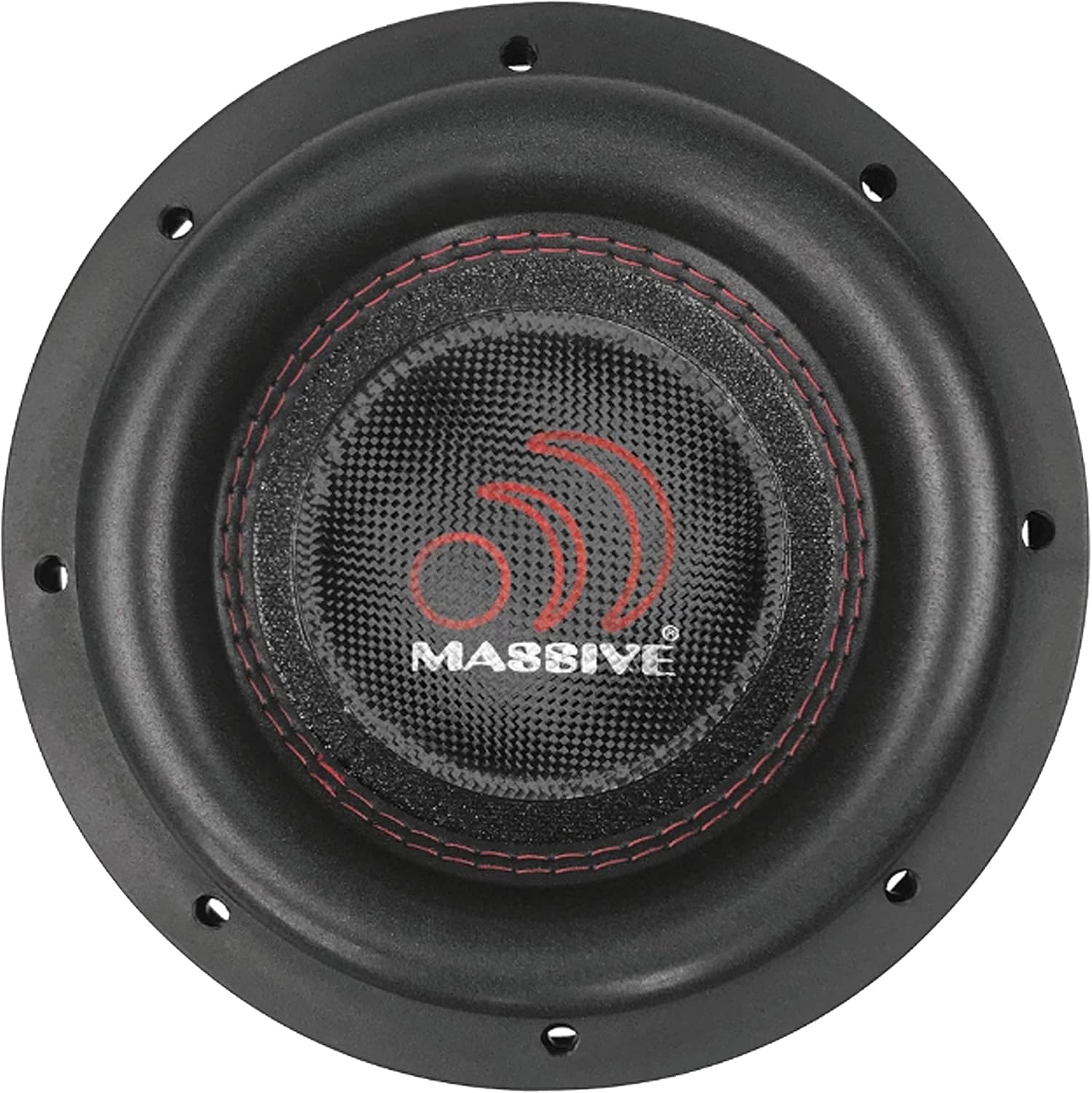 Massive Audio HIPPOXL84R - 8 Inch Car Audio Subwoofer, High Performance Subwoofer for Cars, Trucks, Jeeps - 8" Subwoofer 900 Watt RMS, 1800w MAX Dual 4 Ohm, 2.5 Inch Voice Coil. Sold Individually