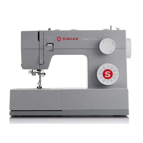 SINGER Heavy Duty 4423 High Speed Sewing Machine with Accessory Kit | Strong Motor With Enhanced Piercing Power, 97 Stitch Applications, Full Metal frame, 1-step Buttonhole & LED Light