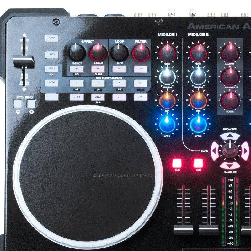 American Audio VMS5 6-Channel MIDILOG DJ Controller - Black