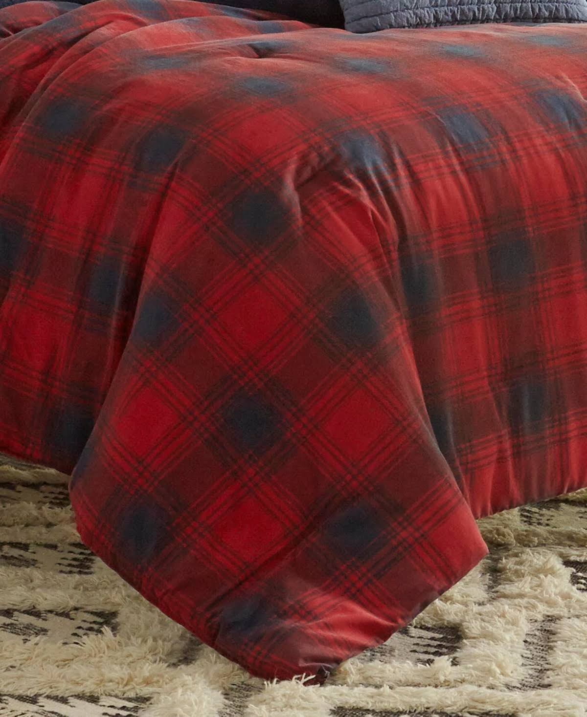 Nautica Brighton Duvet Cover Set, King, Red