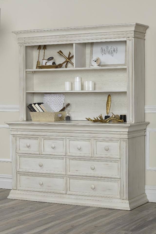 Baby Cache Vienna Hutch - Antique White