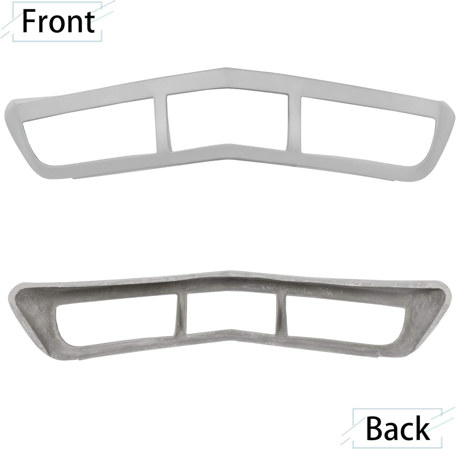 KUAFU Front Bumper Fiberglass Compatible with 1973-1974 Chevrolet Corvette Replacement for 6263597
