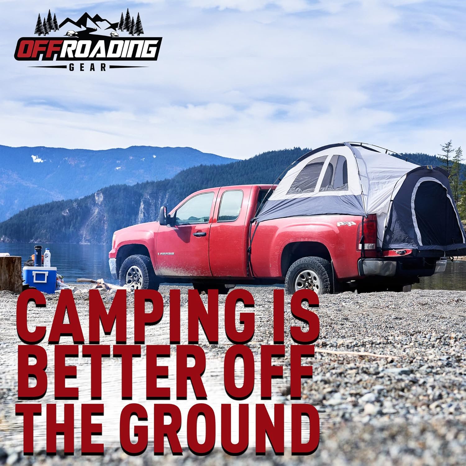 Truck Bed Tent, 6.5' Box Length Without Front Awning