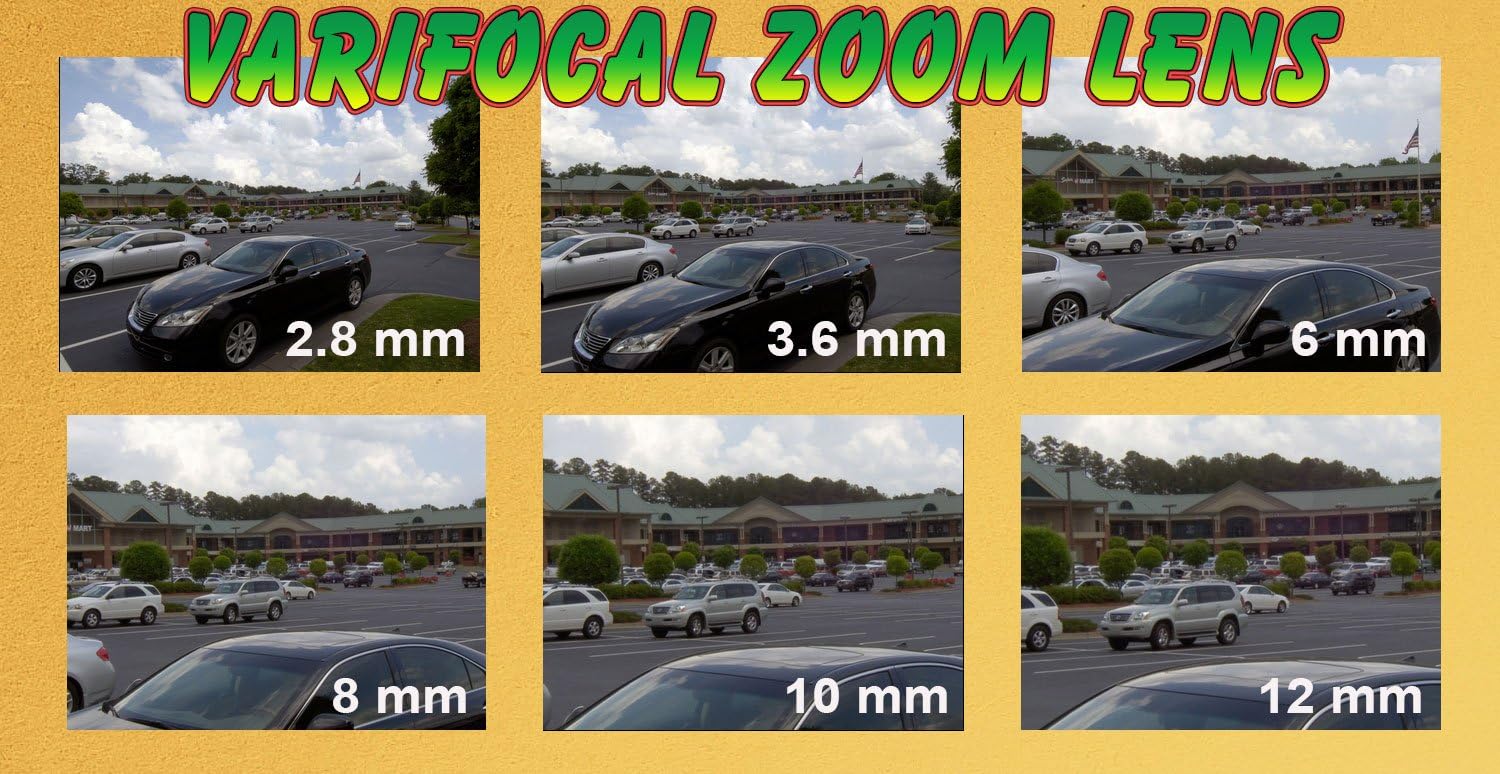 GW Security 5 Megapixel 2592 x 1920 Pixel H.265 HD 1920P Outdoor Indoor PoE Power Over Ethernet 1080P Security IP Camera with 2.8-12mm Varifocal Zoom Len (VD5071IP)