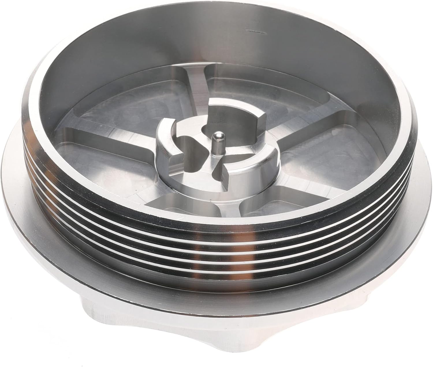 iFJF F81Z9G270BA Fuel Filter Cap Replacement for Powerstroke 7.3L V8 1999-2003 F250 F350 F450 F550 Super Duty 2000-2003 Excursion Billet Aluminum 1831193C91 RK31449 904-203 Pack of 2