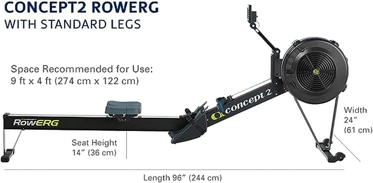 Concept2 Model D Upgraded New Rowing Machine Indoor Rowing Machine for Exercise Control Your Workout Intensity with PM5 Performance Monitor and Bundled with HogoR Cleaning Cloth