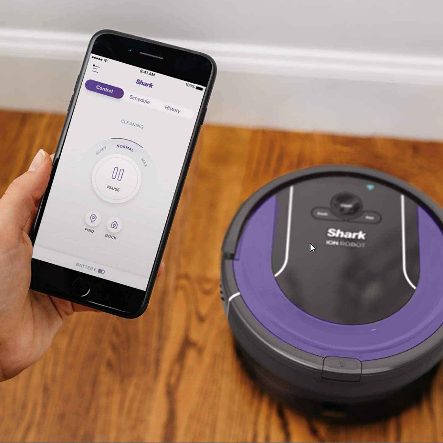 Shark Rv852wvqpr Ion Robot WI Fi Ready Vacuum, Purple (Certified Refurbished), Other