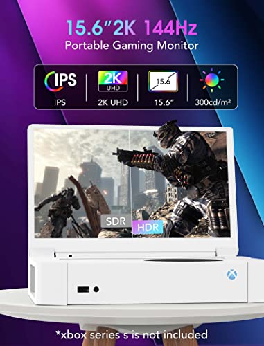 DEPGI Portable Gaming Monitor for Xbox Series S (Not Included)