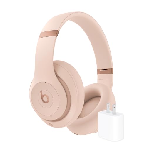 Beats Studio Pro - Wireless Bluetooth Noise Cancelling Headphones - Personalized Spatial Audio, USB-C Lossless Audio, Apple & Android Compatibility, Up to 40 Hours Battery Life - Sandstone