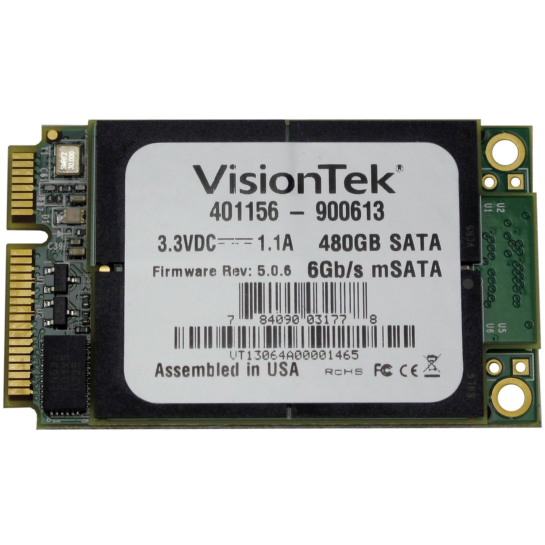 Visiontek mSATA 480GB Internal Solid State Drive