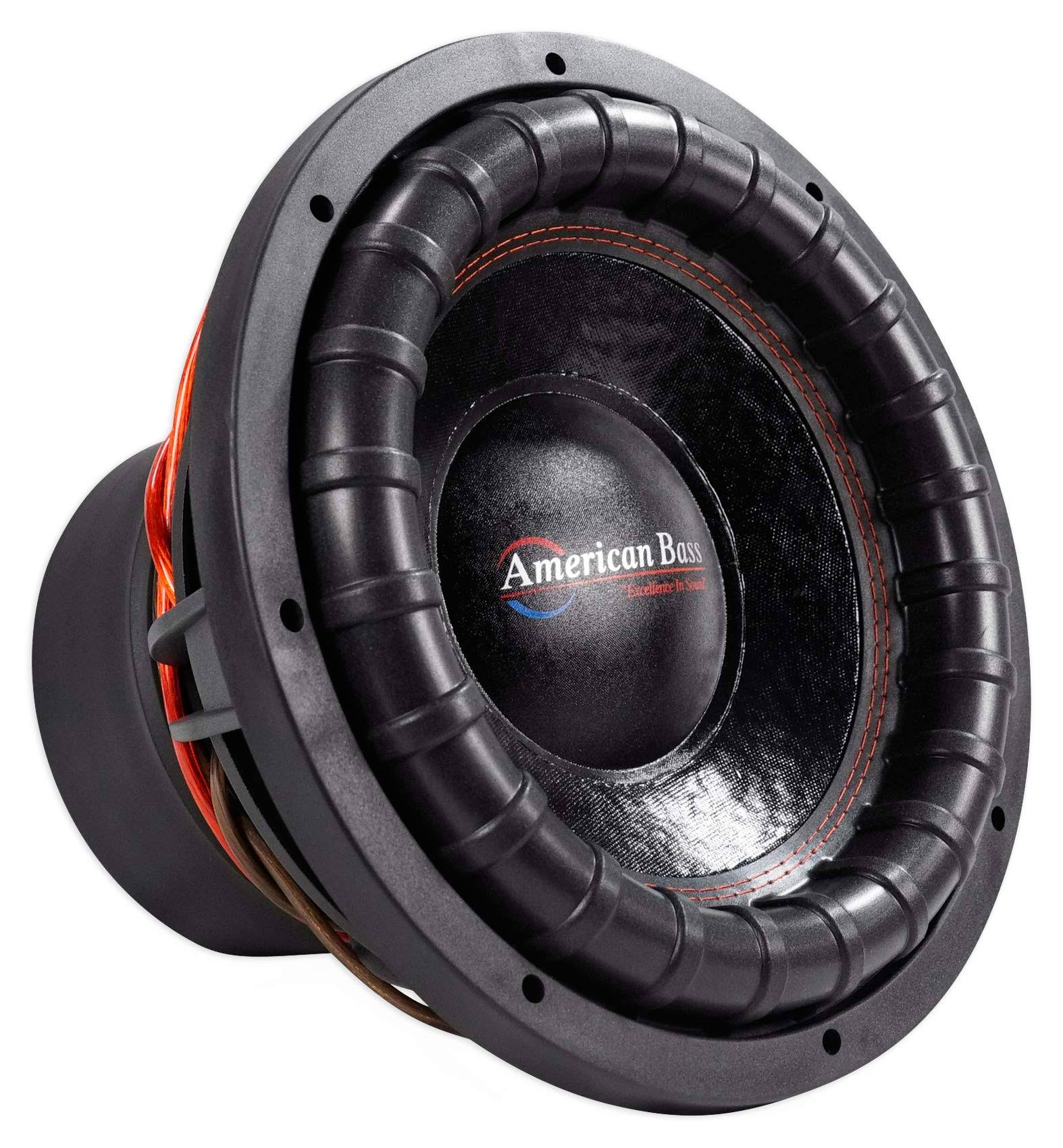 American Bass XFL-1222 12x22 2,000 Watts Max Power Dual 2 Ohm XFL Series Car Subwoofer