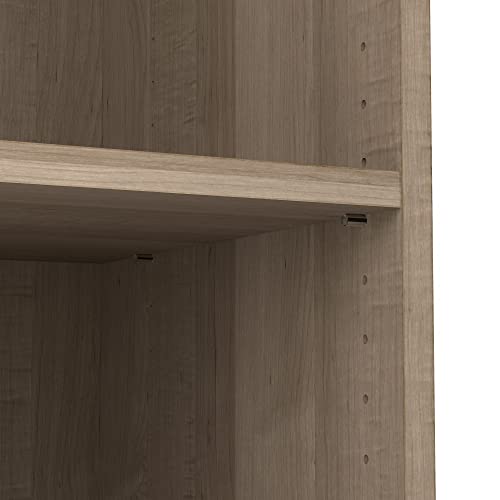 Bestar Pur Wardrobe Organizer, Storage Cabinet for Walk-in Closet, Bedroom, Mudroom, Entryway, Kitchen Pantry, or Garage, 36W, Ash Gray