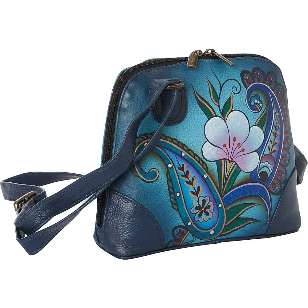 Anna by Anuschka Leather Small Multi Compartment Zip-Around Organizer
