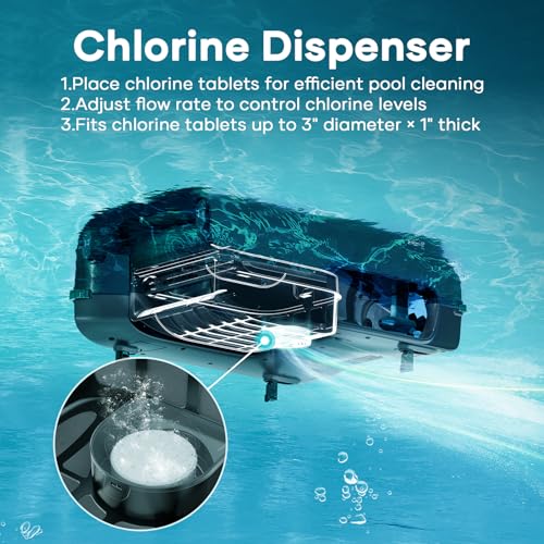 AIPER Surfer S2 Robotic Solar Pool Skimmer with APP Support, 24/7 Cleaning, Dual Charging Modes, Smart Obstacle Avoidance, Ideal for Most Swimming Pool Types