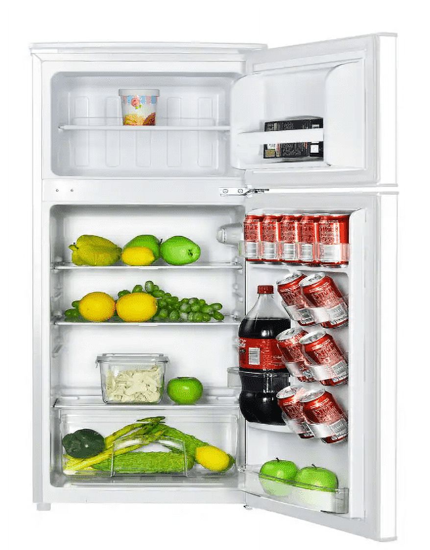 Magic Chef 4.5 cu. ft. 2 Door Mini Fridge in White with Freezer