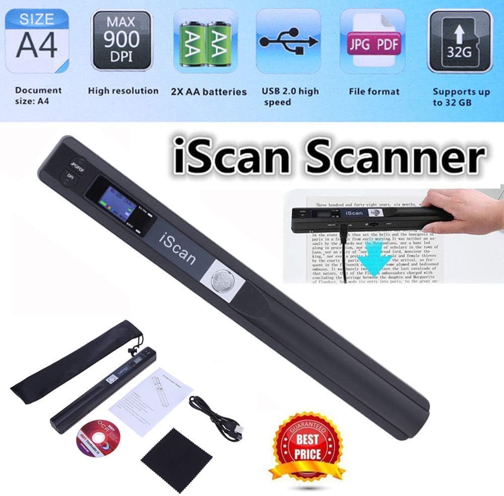 DIGITNOW 22MP All-in-1 Film & Slide Scanner, Converts 35mm 135 110 126 and Super 8 Films/Slides/Negatives to Digital JPG Photos, Built-in 128MB Memory, 2.4 LCD Screen Loetad Hand-Held Scanner