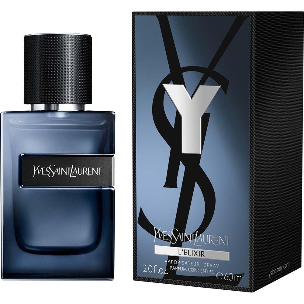 YVES SAINT LAURENT Y L'Elixir Parfum Spray for Male, 2.0 Ounce