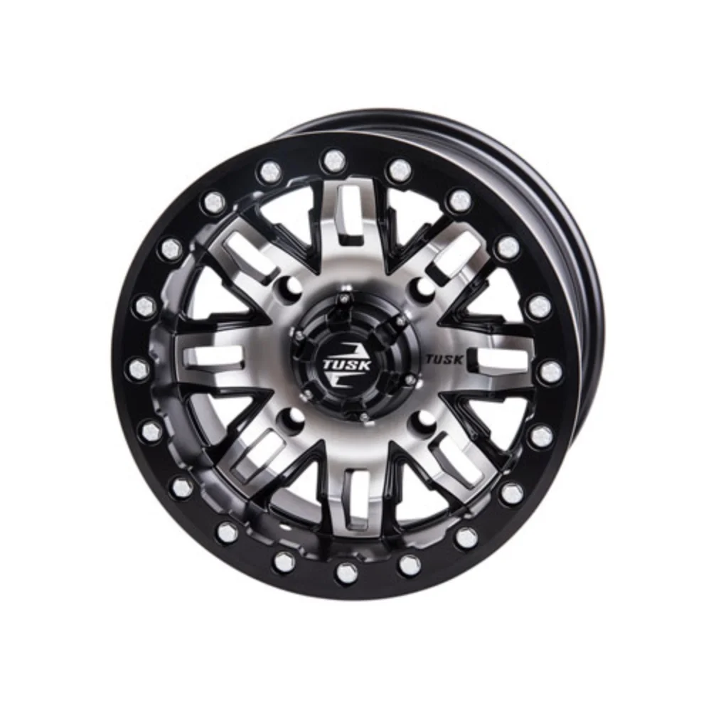 4/156 Teton Beadlock Wheel 15x7 5.0 + 2.0 Machined/Black for Tracker XTR 1000 2020