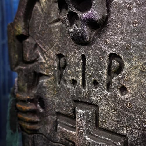 Haunted Hill Farm Life-Size 2.9-Ft Animatronic Gravely Granny by Tekky Halloween Decoration with Motion-Activated Sounds