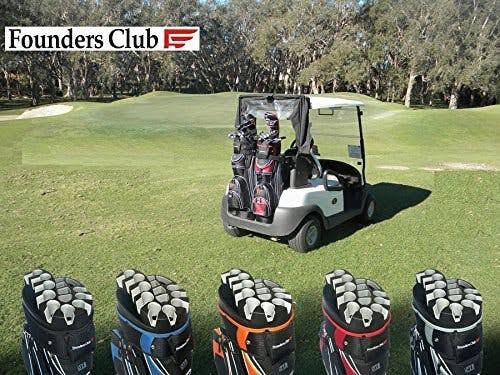 Founders Club Premium Cart Bag with 14 Way Organizer Divider Top