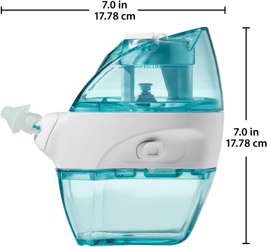 Navage Essentials Bundle - Navage Nasal Irrigation System - Saline Nasal Rinse Kit with 1 Navage Nose Cleaner, 30 Salt Pods and 1 Countertop Caddy