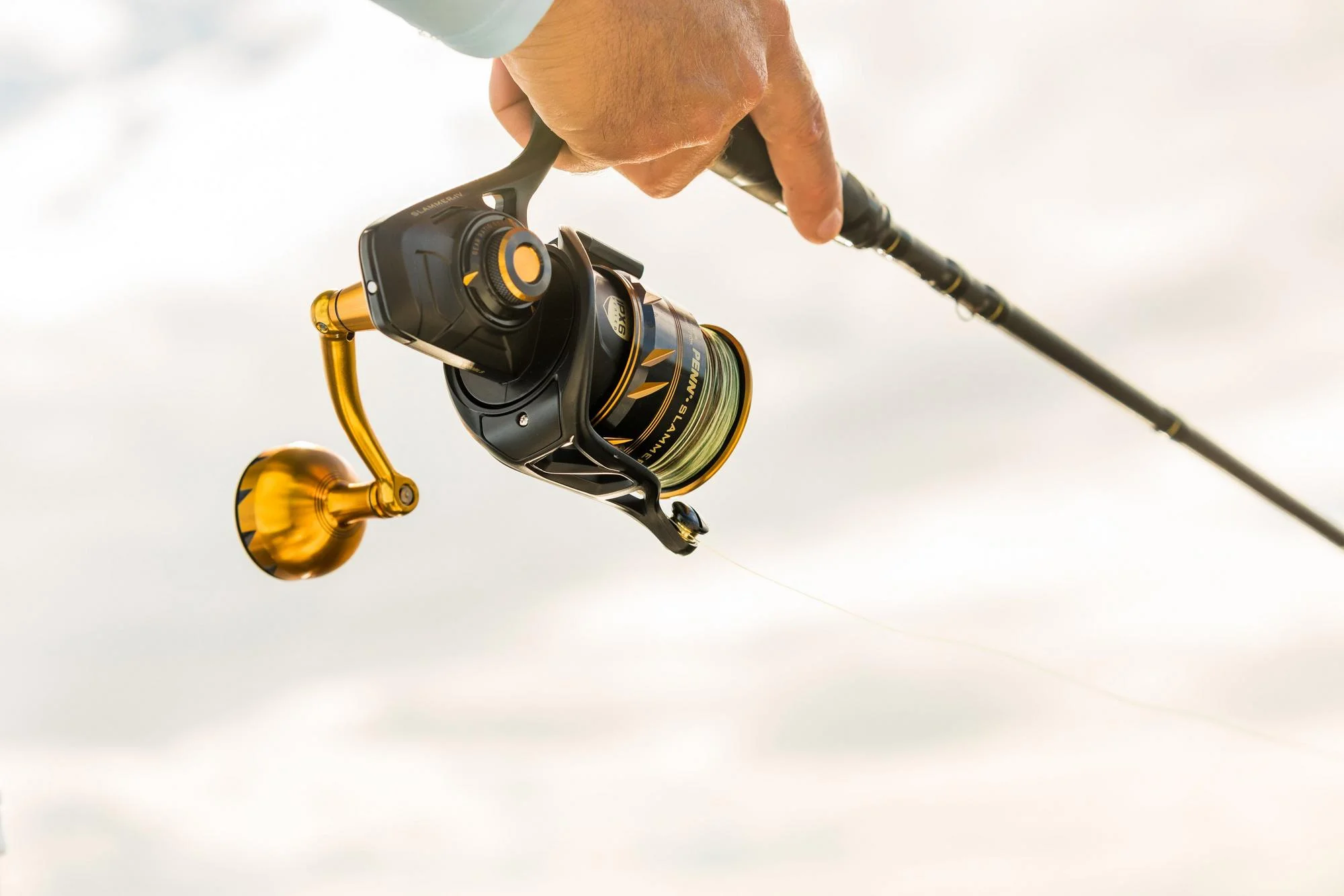 PENN Slammer IV Spinning Reel, Size 4500, 7.0:1 Gear Ratio
