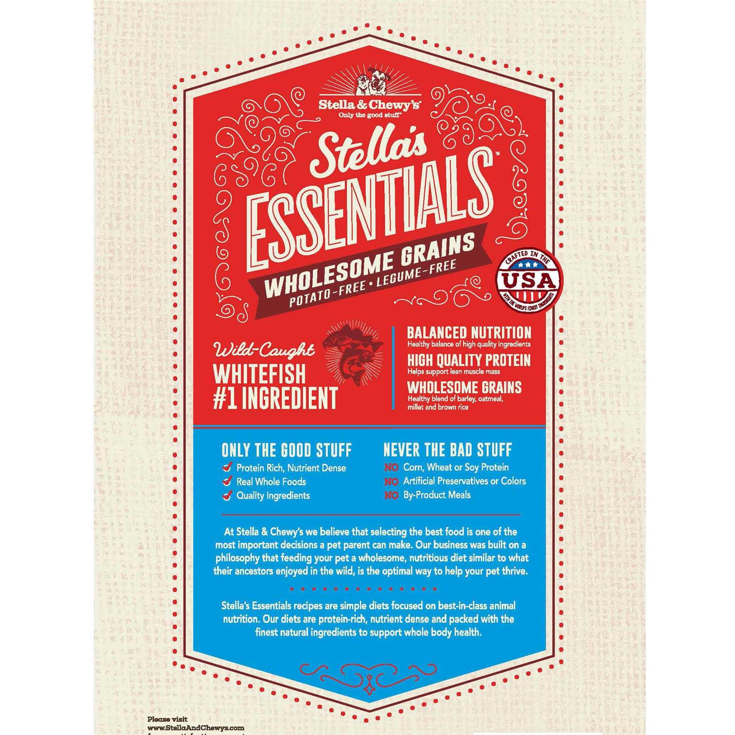 Stella &amp; Chewy's Essentials Ancient Grains Recipe Dog Food - Pet Supplies online store