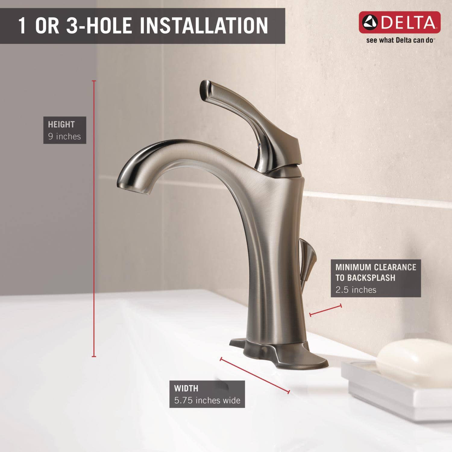 Delta Addison 592-RB-DST Single Handle Bathroom Faucet Venetian Bronze