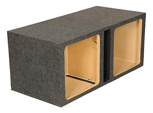 Q Power HD215 15" Dual Heavy Duty Vented Square Subwoofer Sub Enclosure Box